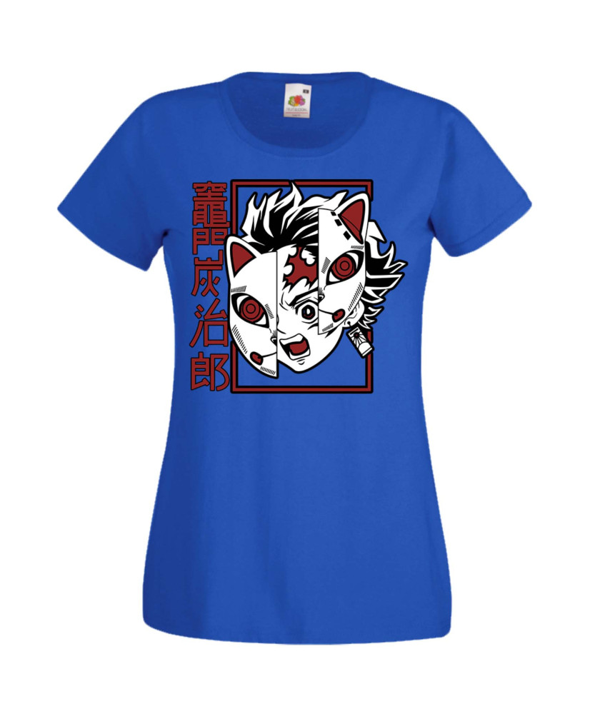 Дамска Тениска Anime Manga Demon Slayer Tanjiro Tonos Дамска Тениска Anime Manga Demon Slayer Tanjiro Tonos