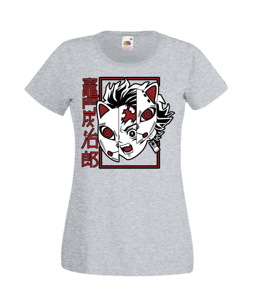Дамска Тениска Anime Manga Demon Slayer Tanjiro Tonos Дамска Тениска Anime Manga Demon Slayer Tanjiro Tonos