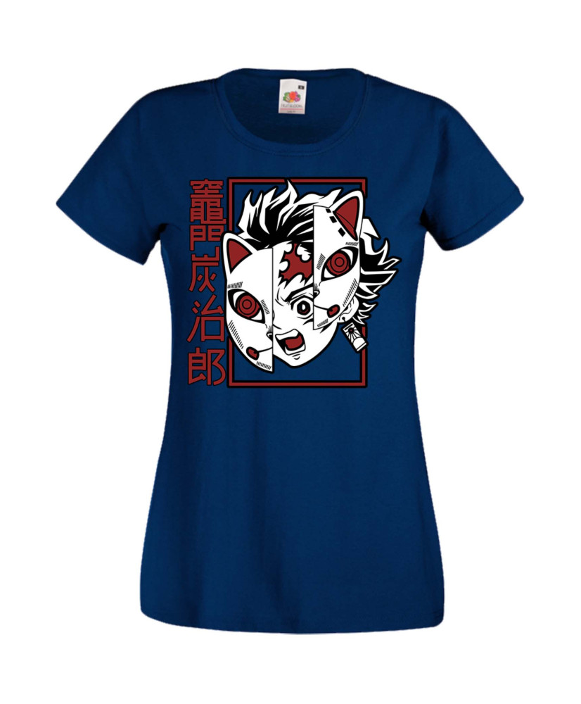 Дамска Тениска Anime Manga Demon Slayer Tanjiro Tonos Дамска Тениска Anime Manga Demon Slayer Tanjiro Tonos