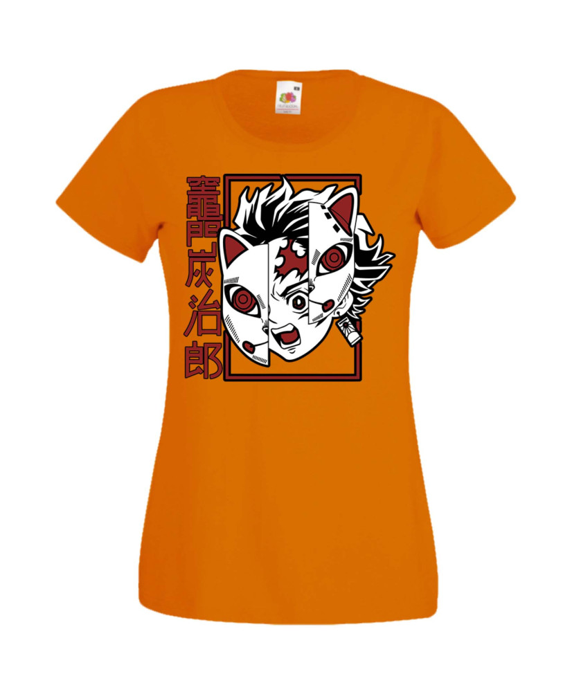 Дамска Тениска Anime Manga Demon Slayer Tanjiro Tonos Дамска Тениска Anime Manga Demon Slayer Tanjiro Tonos