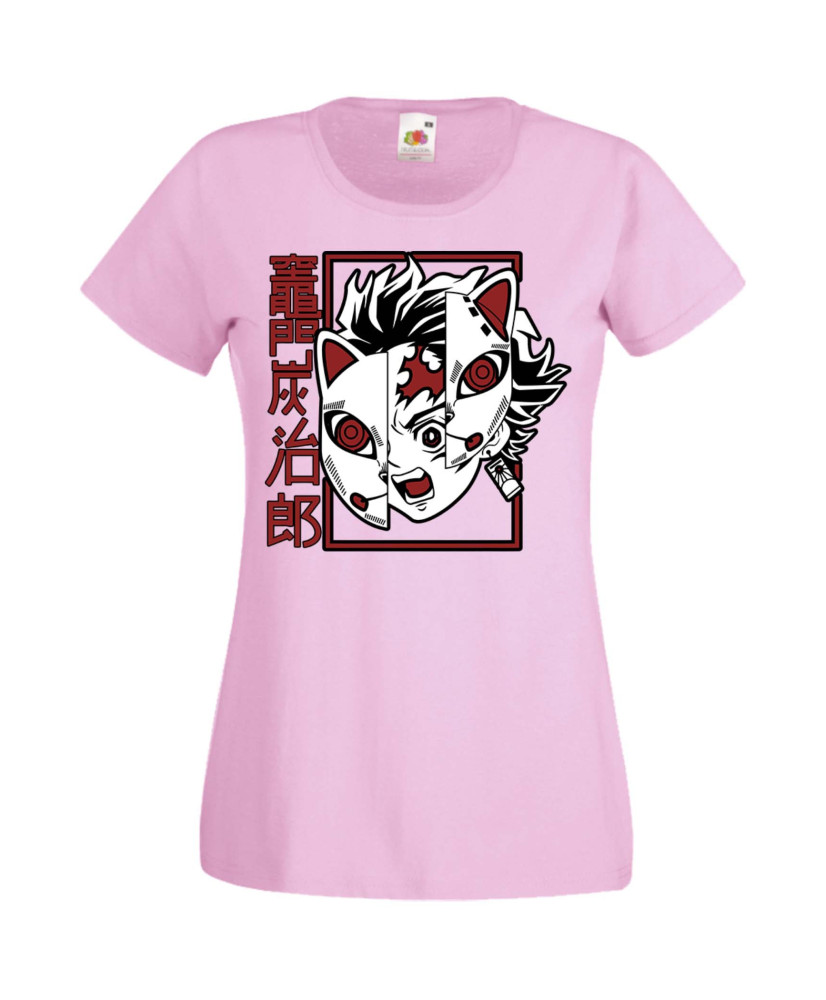 Дамска Тениска Anime Manga Demon Slayer Tanjiro Tonos Дамска Тениска Anime Manga Demon Slayer Tanjiro Tonos