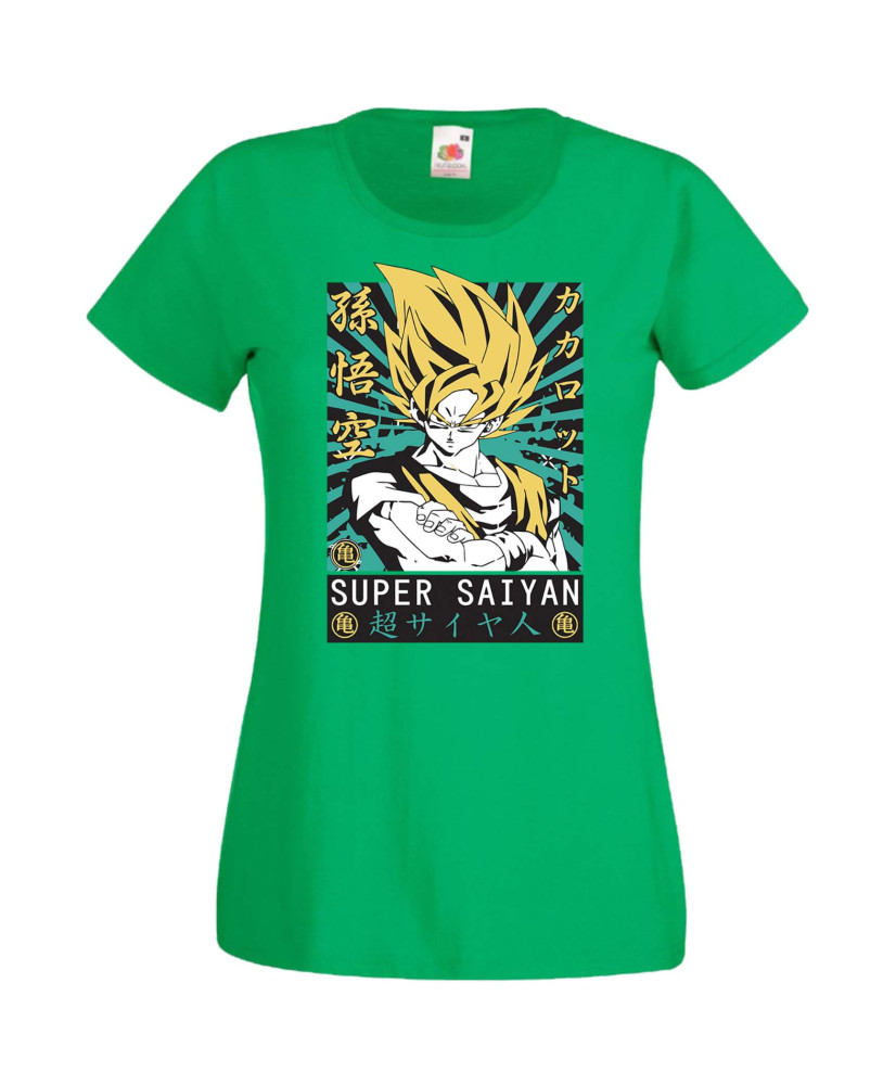 Дамска Тениска Anime Manga Dragon Ball Z 15
