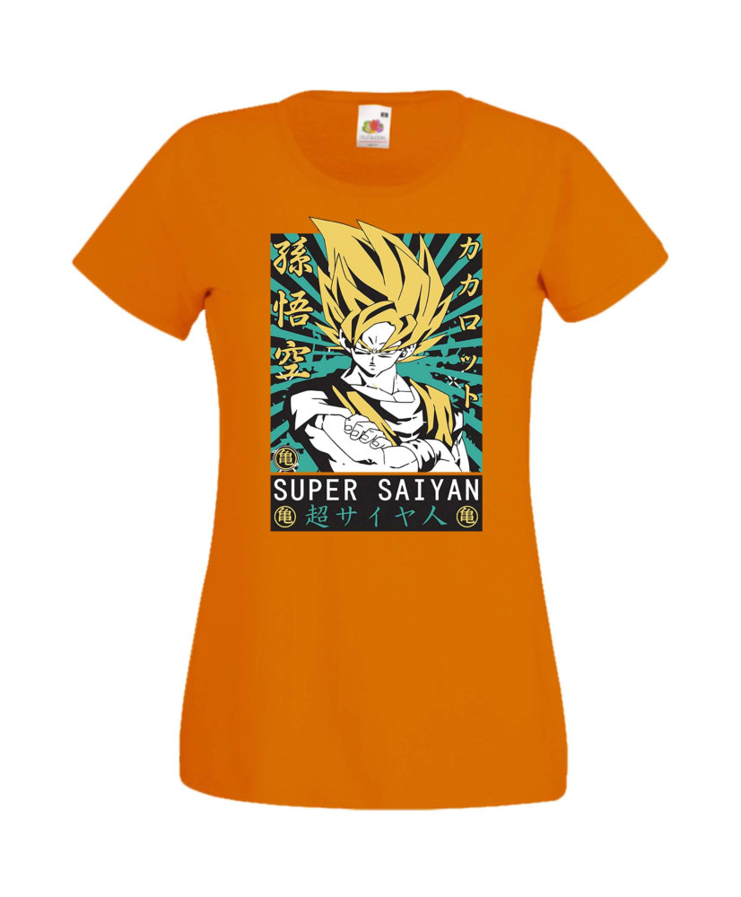 Дамска Тениска Anime Manga Dragon Ball Z 15