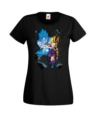Дамска Тениска Anime Manga Dragon Ball Z Gohan X Goku