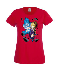 Дамска Тениска Anime Manga Dragon Ball Z Gohan X Goku