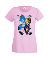 Дамска Тениска Anime Manga Dragon Ball Z Gohan X Goku