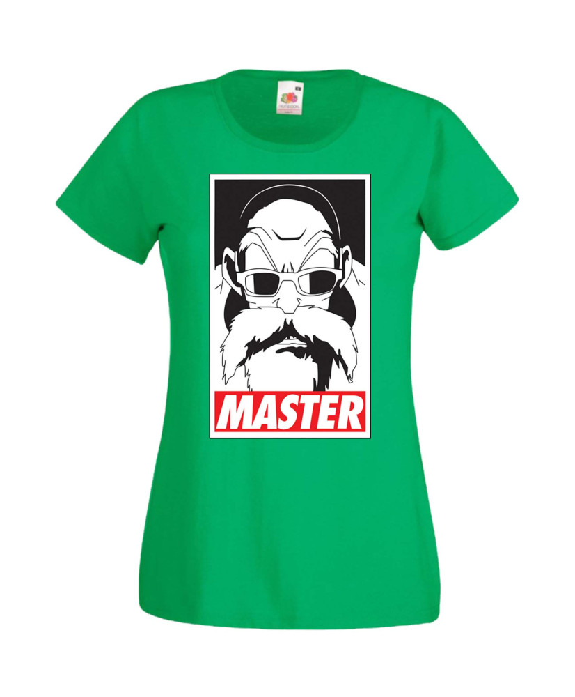 Дамска Тениска Anime Manga Dragon Ball Z Master Roshi 01