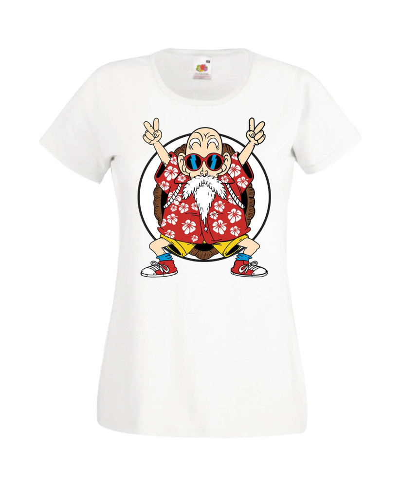 Дамска Тениска Anime Manga Dragon Ball Z Master Roshi 02