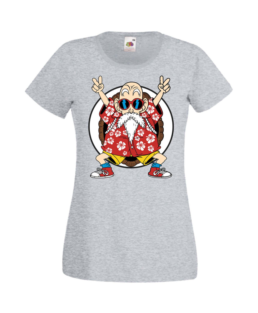 Дамска Тениска Anime Manga Dragon Ball Z Master Roshi 02