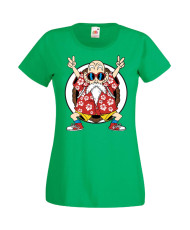 Дамска Тениска Anime Manga Dragon Ball Z Master Roshi 02