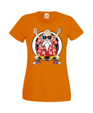 Дамска Тениска Anime Manga Dragon Ball Z Master Roshi 02