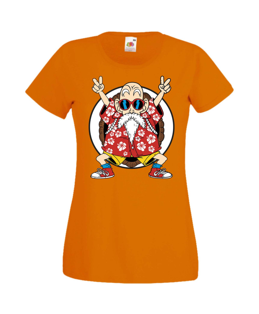 Дамска Тениска Anime Manga Dragon Ball Z Master Roshi 02