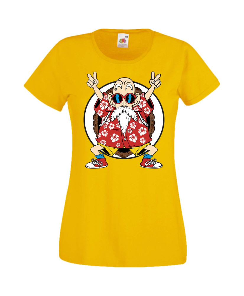 Дамска Тениска Anime Manga Dragon Ball Z Master Roshi 02