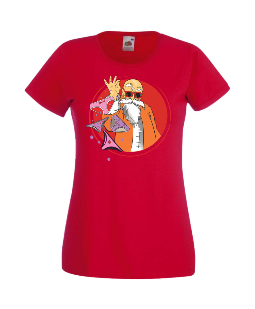 Дамска Тениска Anime Manga Dragon Ball Z Master Roshi 03