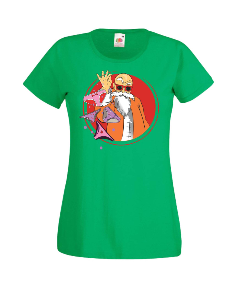 Дамска Тениска Anime Manga Dragon Ball Z Master Roshi 03