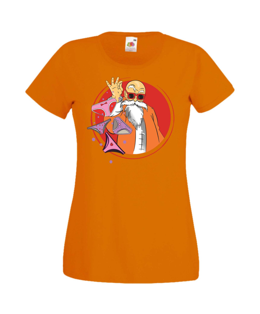 Дамска Тениска Anime Manga Dragon Ball Z Master Roshi 03