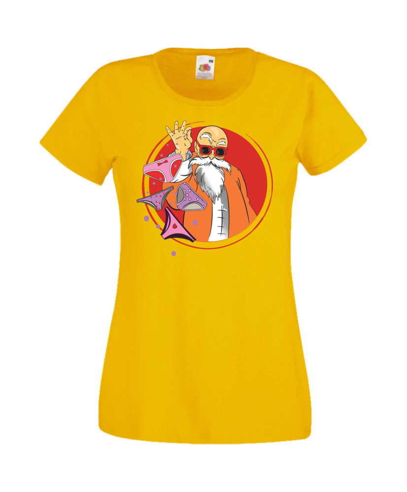 Дамска Тениска Anime Manga Dragon Ball Z Master Roshi 03