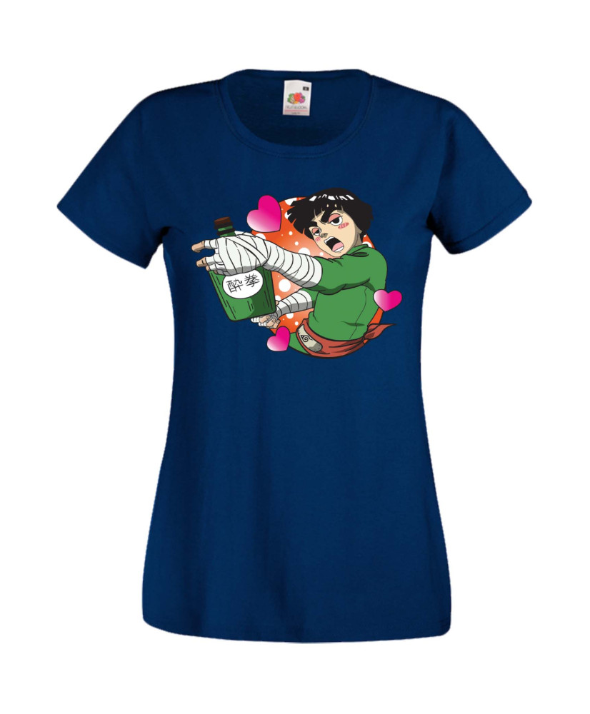 Дамска Тениска Anime Manga Naruto Rock Lee Дамска Тениска Anime Manga Naruto Rock Lee