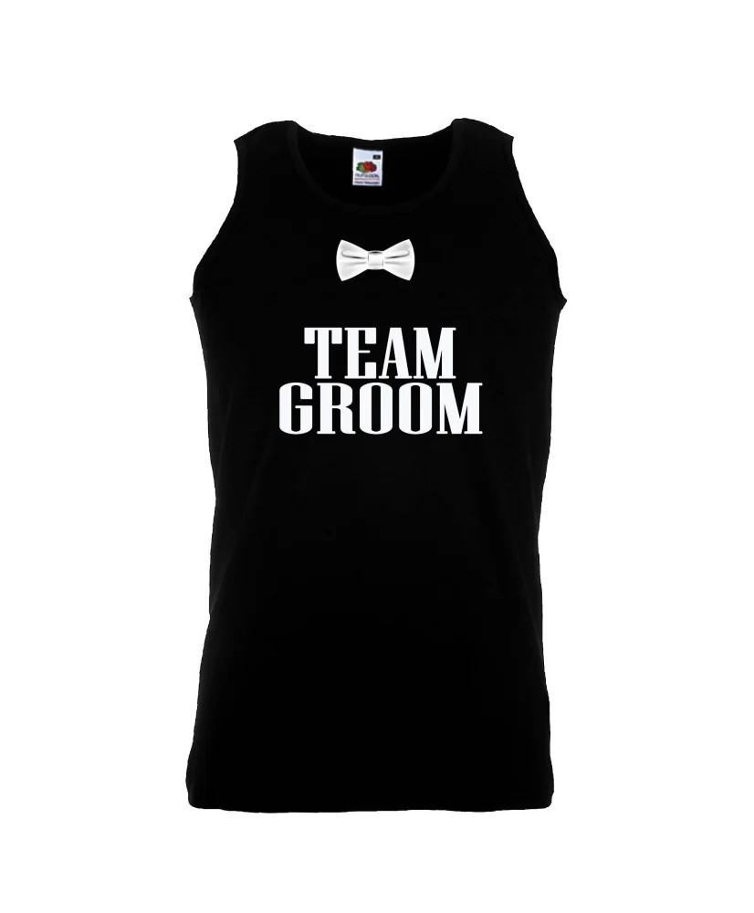 Мъжки потник за ергенско парти TEAM GROOM BOWTIE