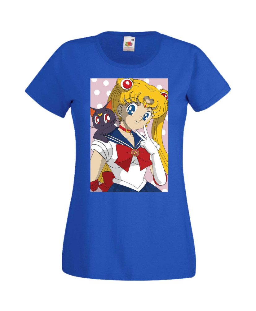 Дамска Тениска Anime Manga Sailor Moon 02 Дамска Тениска Anime Manga Sailor Moon 02