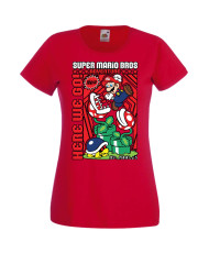 Дамска Тениска Anime Manga Super Mario Bros