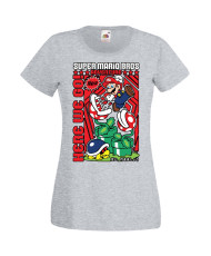 Дамска Тениска Anime Manga Super Mario Bros