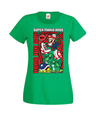 Дамска Тениска Anime Manga Super Mario Bros