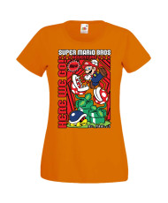 Дамска Тениска Anime Manga Super Mario Bros
