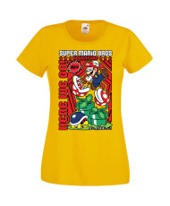 Дамска Тениска Anime Manga Super Mario Bros