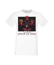 Мъжка Тениска Anime Manga Attack On Titan The Titans
