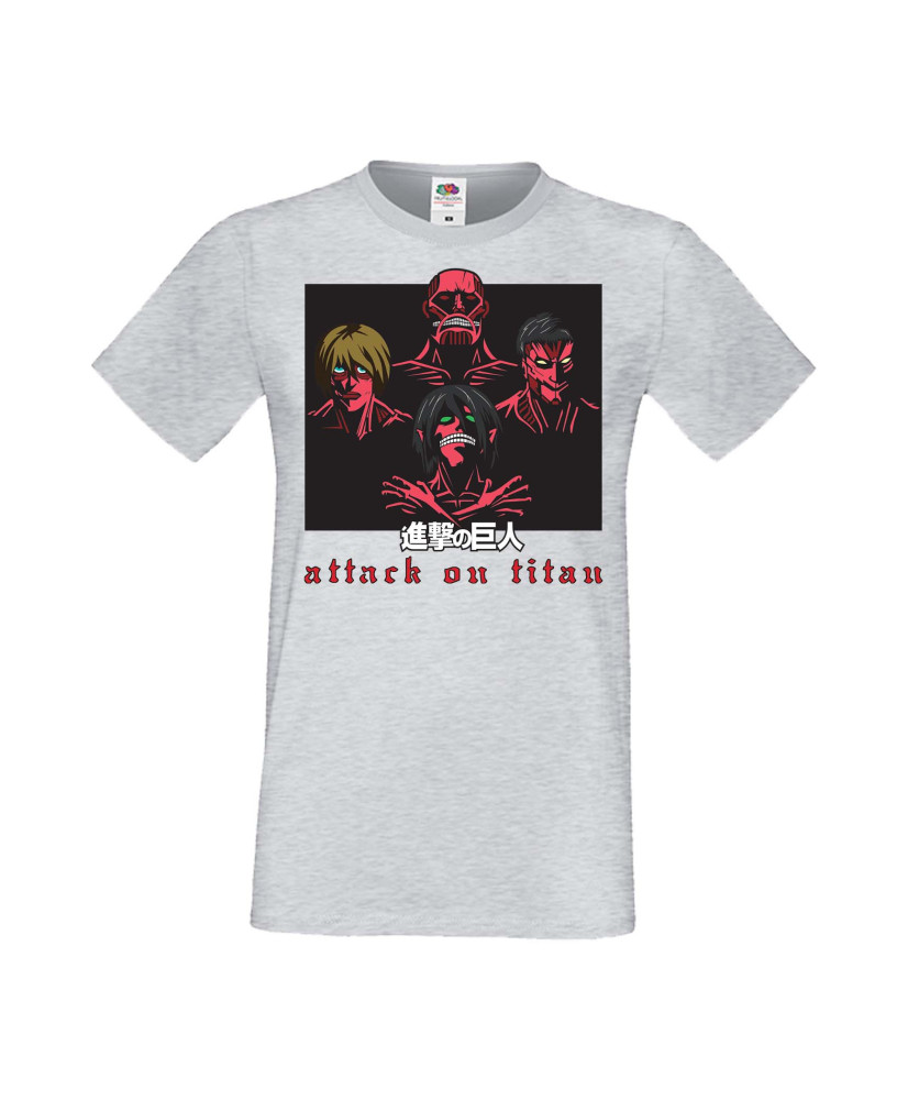 Мъжка Тениска Anime Manga Attack On Titan The Titans Мъжка Тениска Anime Manga Attack On Titan The Titans