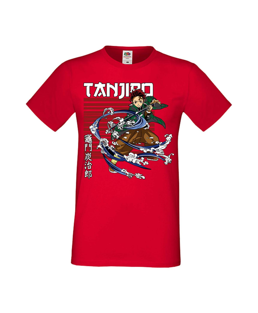 Мъжка Тениска Anime Manga Demon Slayer Tanjiro Kamado 02
