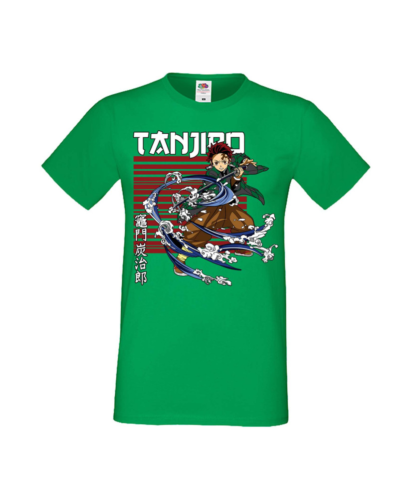 Мъжка Тениска Anime Manga Demon Slayer Tanjiro Kamado 02