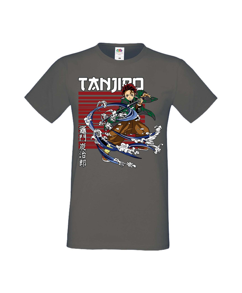 Мъжка Тениска Anime Manga Demon Slayer Tanjiro Kamado 02