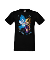 Мъжка Тениска Anime Manga Dragon Ball Z Gohan X Goku
