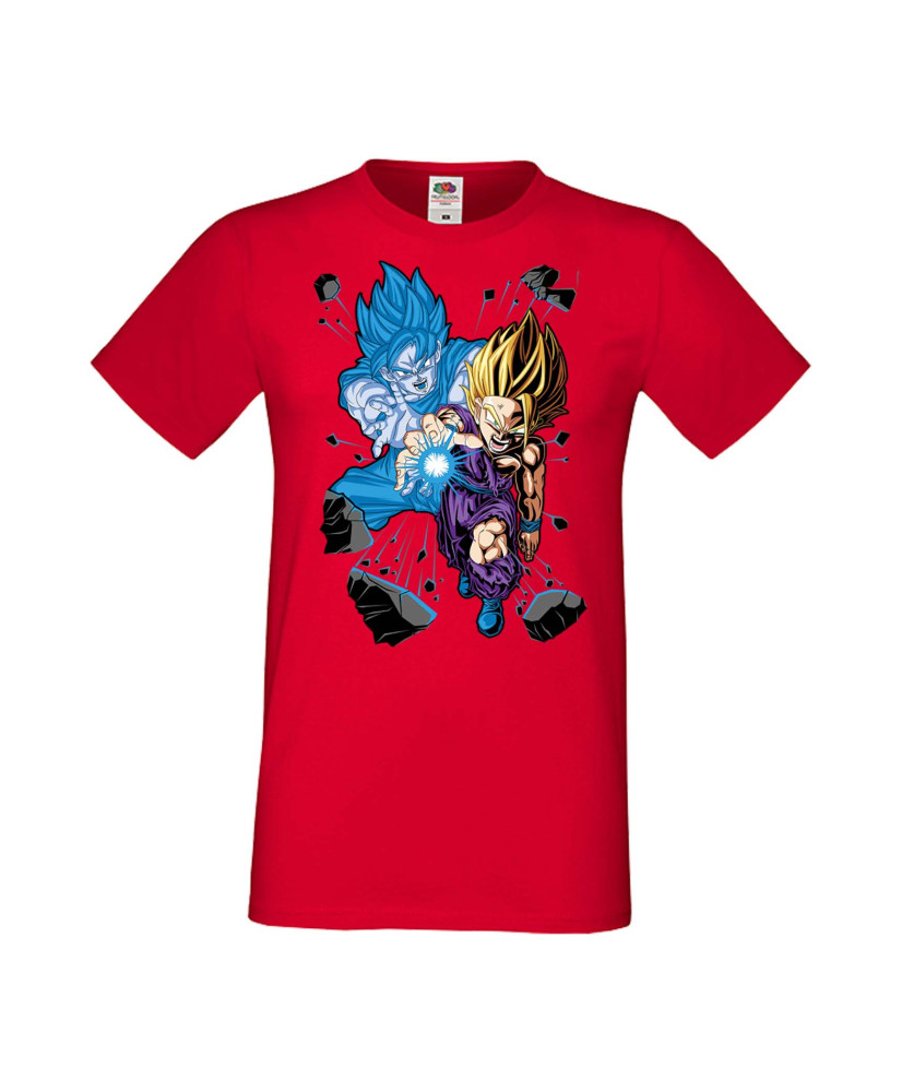Мъжка Тениска Anime Manga Dragon Ball Z Gohan X Goku Мъжка Тениска Anime Manga Dragon Ball Z Gohan X Goku