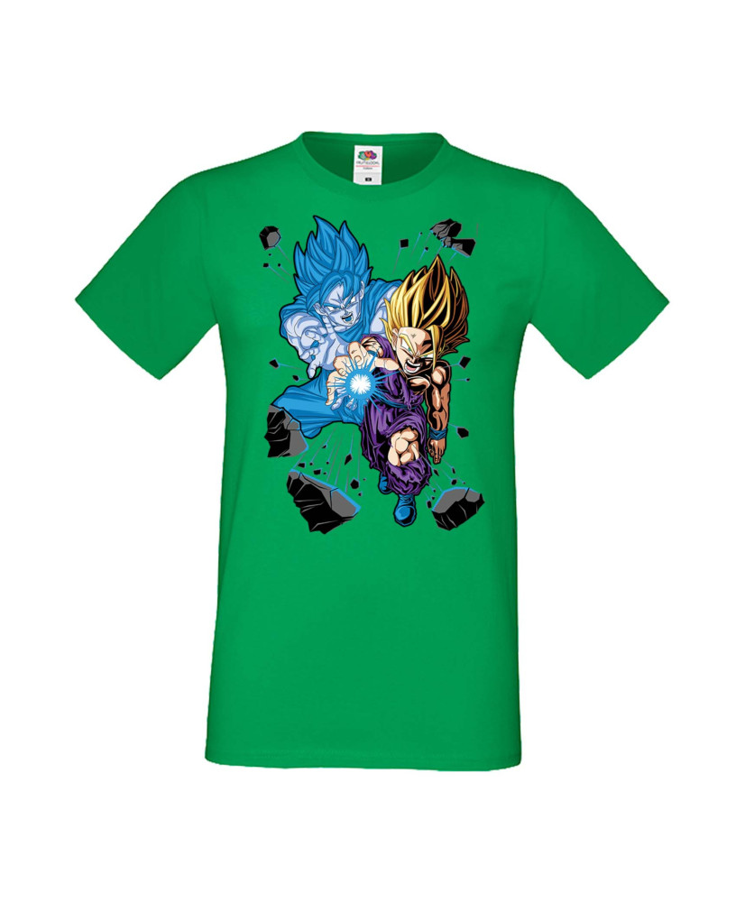 Мъжка Тениска Anime Manga Dragon Ball Z Gohan X Goku Мъжка Тениска Anime Manga Dragon Ball Z Gohan X Goku