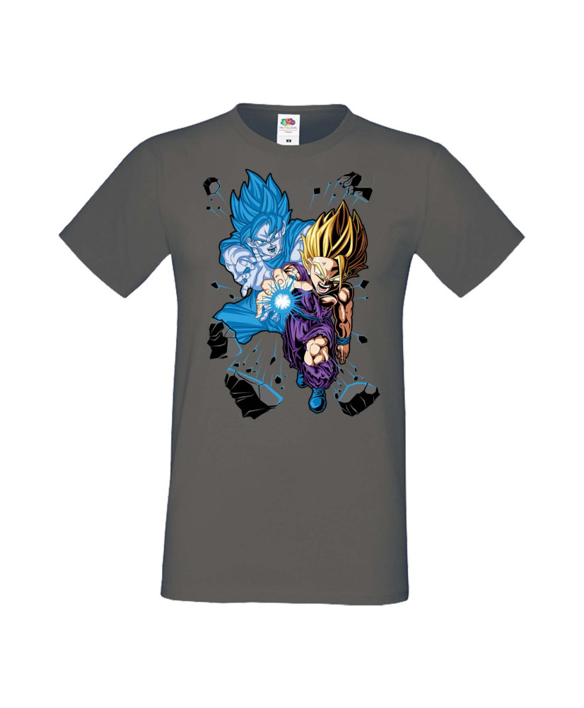 Мъжка Тениска Anime Manga Dragon Ball Z Gohan X Goku Мъжка Тениска Anime Manga Dragon Ball Z Gohan X Goku