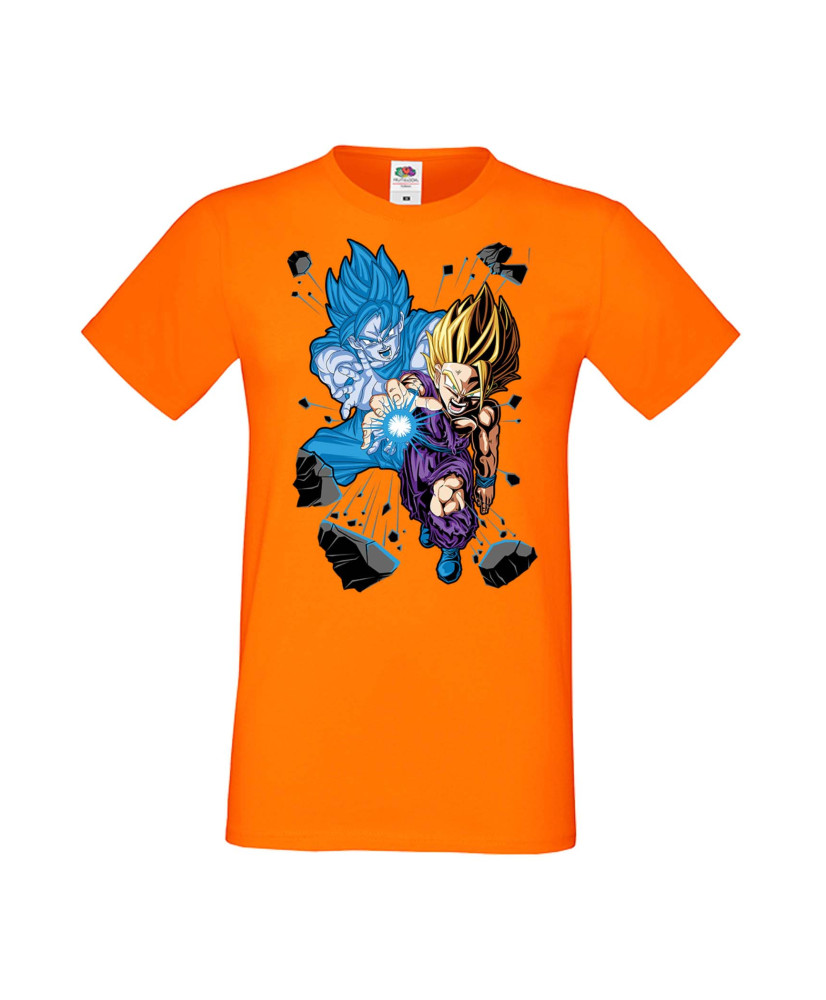 Мъжка Тениска Anime Manga Dragon Ball Z Gohan X Goku Мъжка Тениска Anime Manga Dragon Ball Z Gohan X Goku