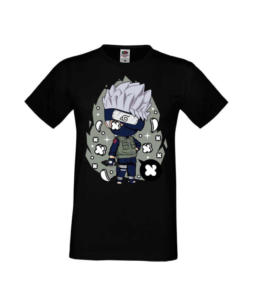 Мъжка Тениска Anime Manga Naruto Kakashi 01 Мъжка Тениска Anime Manga Naruto Kakashi 01