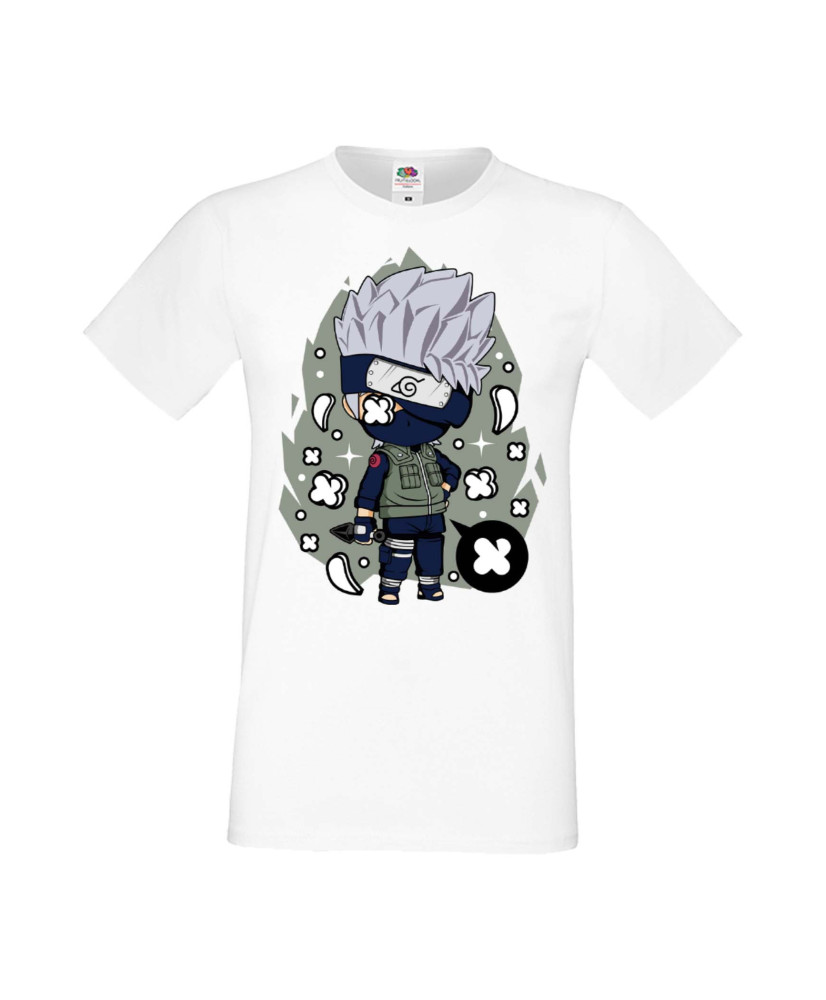 Мъжка Тениска Anime Manga Naruto Kakashi 01 Мъжка Тениска Anime Manga Naruto Kakashi 01