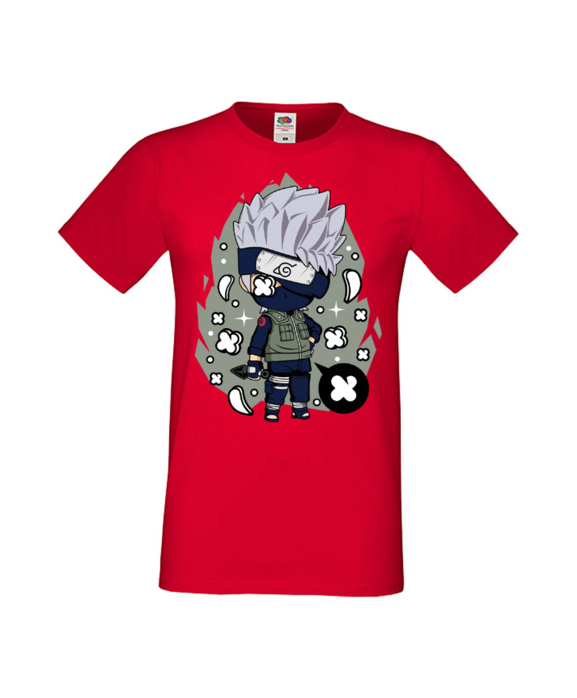 Мъжка Тениска Anime Manga Naruto Kakashi 01 Мъжка Тениска Anime Manga Naruto Kakashi 01