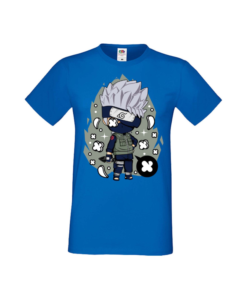 Мъжка Тениска Anime Manga Naruto Kakashi 01 Мъжка Тениска Anime Manga Naruto Kakashi 01