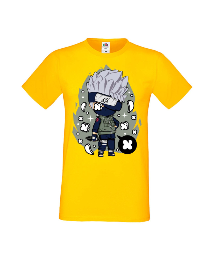 Мъжка Тениска Anime Manga Naruto Kakashi 01 Мъжка Тениска Anime Manga Naruto Kakashi 01