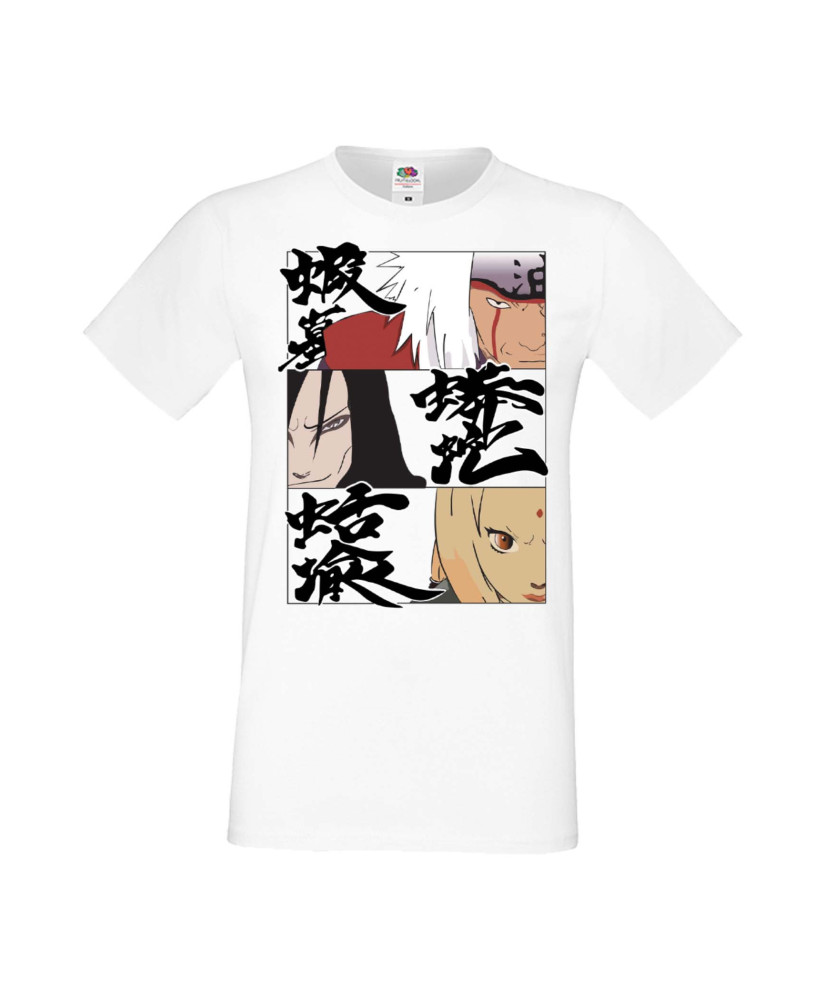 Мъжка Тениска Anime Manga Naruto Legendary Sannin Мъжка Тениска Anime Manga Naruto Legendary Sannin
