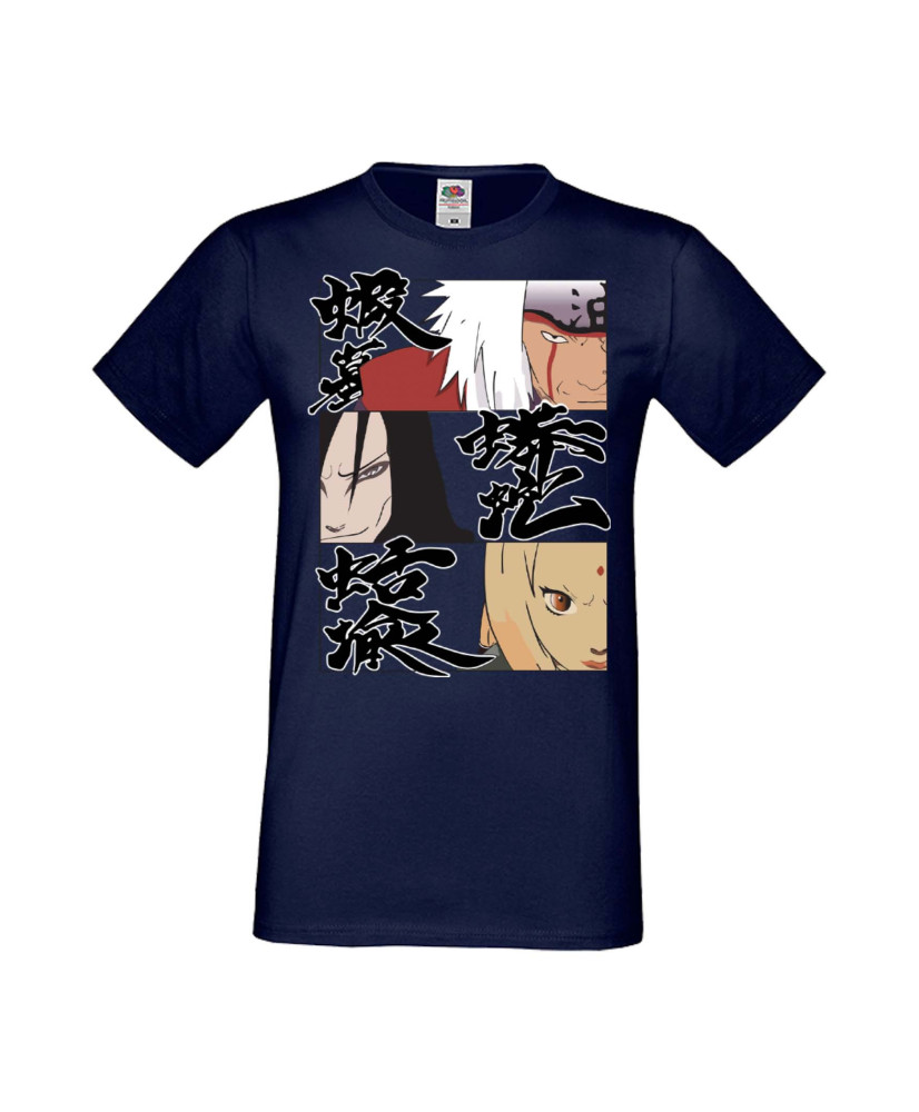 Мъжка Тениска Anime Manga Naruto Legendary Sannin Мъжка Тениска Anime Manga Naruto Legendary Sannin