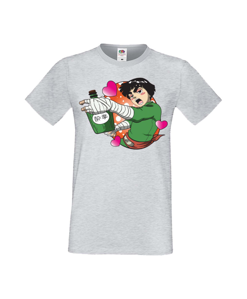 Мъжка Тениска Anime Manga Naruto Rock Lee Мъжка Тениска Anime Manga Naruto Rock Lee