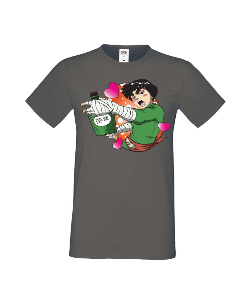 Мъжка Тениска Anime Manga Naruto Rock Lee Мъжка Тениска Anime Manga Naruto Rock Lee
