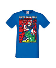 Мъжка Тениска Anime Manga Super Mario Bros