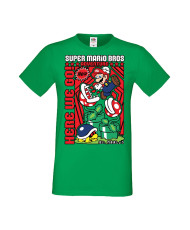 Мъжка Тениска Anime Manga Super Mario Bros